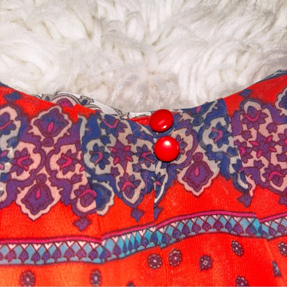 LUSH Women’s Size Small Multi Colored Razor Top A-Lined Flowing Summer Dress - Picture 14 of 14